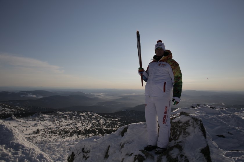 Самые яркие моменты путешествия Олимпийского огня 2014, глазами иностранных журналистов