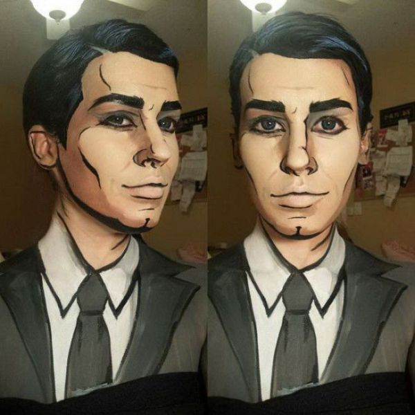 Мэйк-ап под персонажи из комиксов