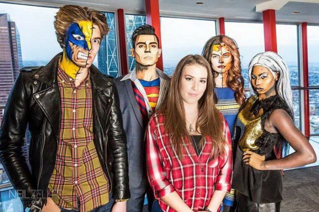 Мэйк-ап под персонажи из комиксов