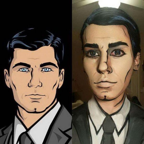 Мэйк-ап под персонажи из комиксов