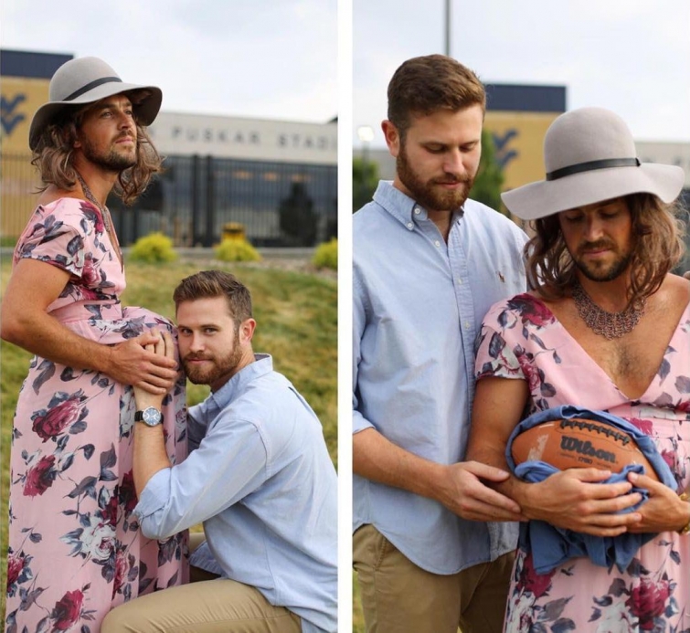 Смешная страница в Instagram, где мужчины пародируют типичные женские фотографии