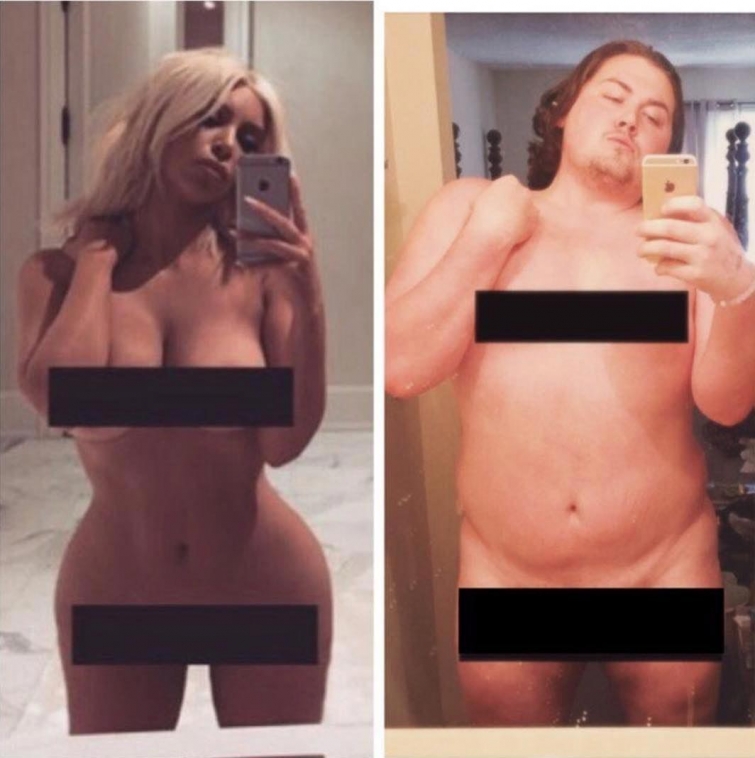 Смешная страница в Instagram, где мужчины пародируют типичные женские фотографии