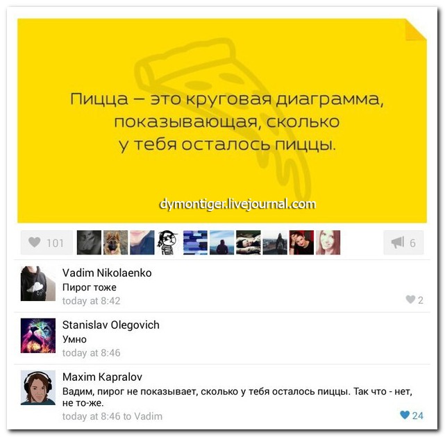 Смешные комментарии из социальных сетей 