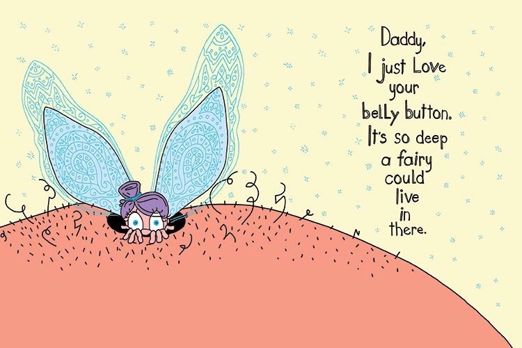 Заботливый папа превращает милые глупости, которые говорит его дочь, в очаровательные рисунки