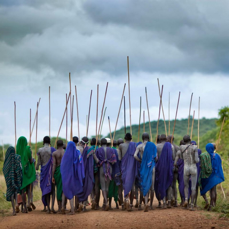 Палочные бои в Эфиопии