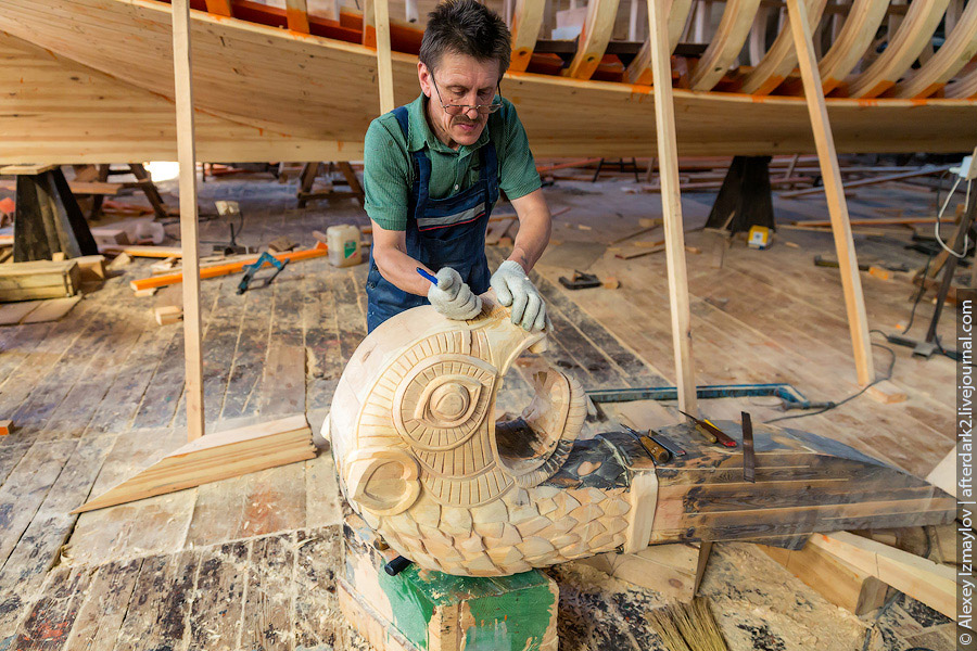 Как строят деревянные корабли