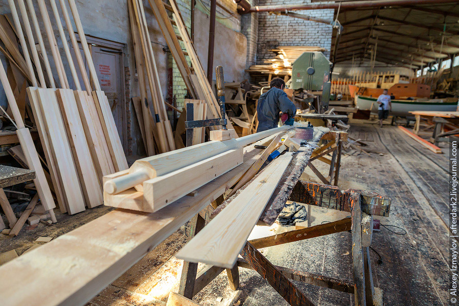 Как строят деревянные корабли