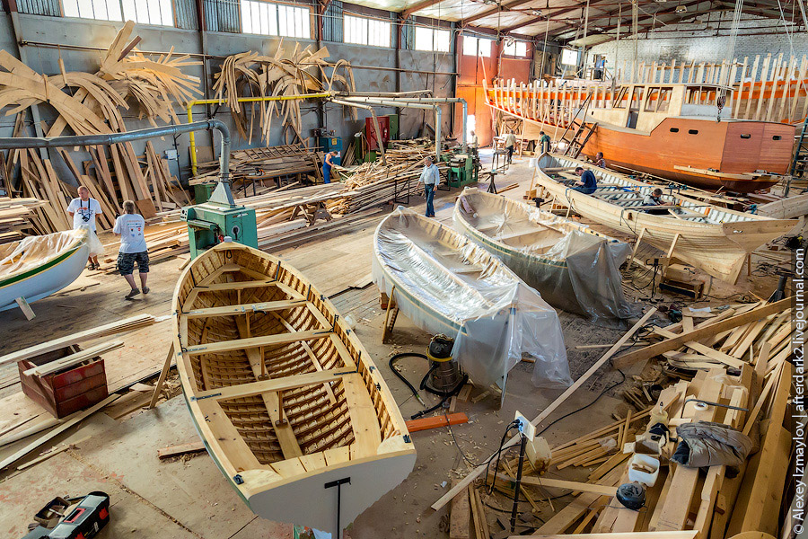 Как строят деревянные корабли
