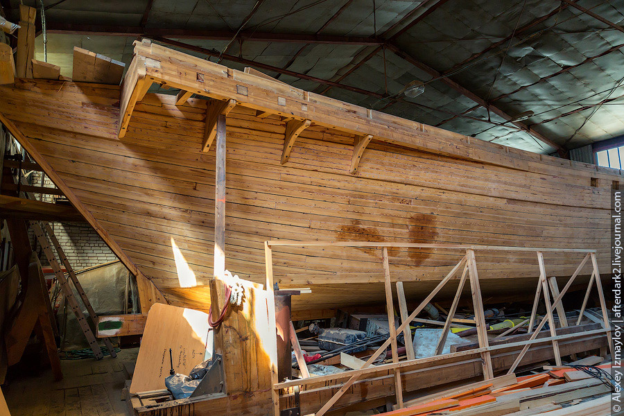 Как строят деревянные корабли