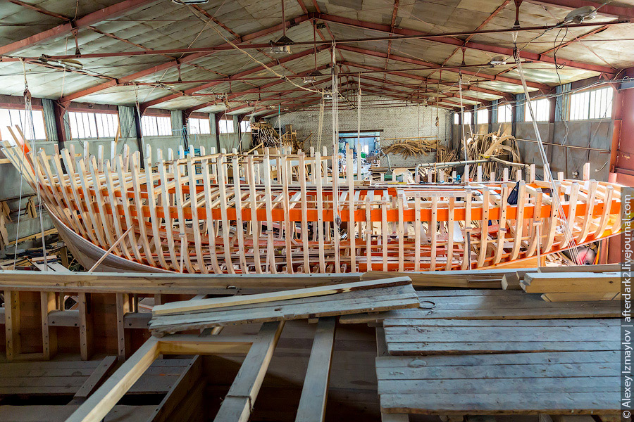 Как строят деревянные корабли