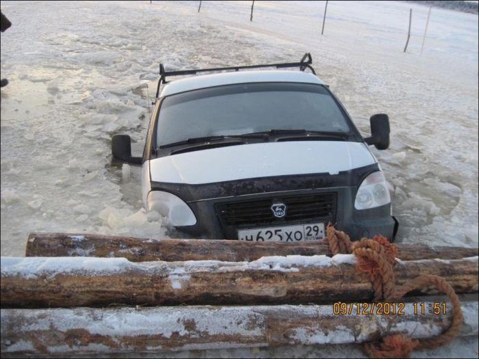 Ледовая переправа (6 фото)
