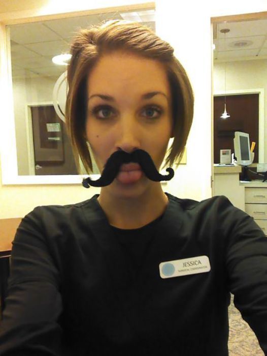 Девушки на работе