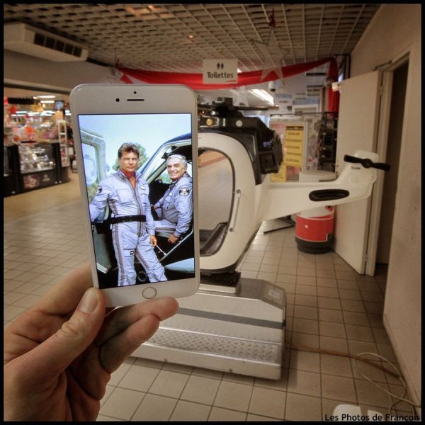 Фото с мобильника в реальной жизни от Francois Dourlen