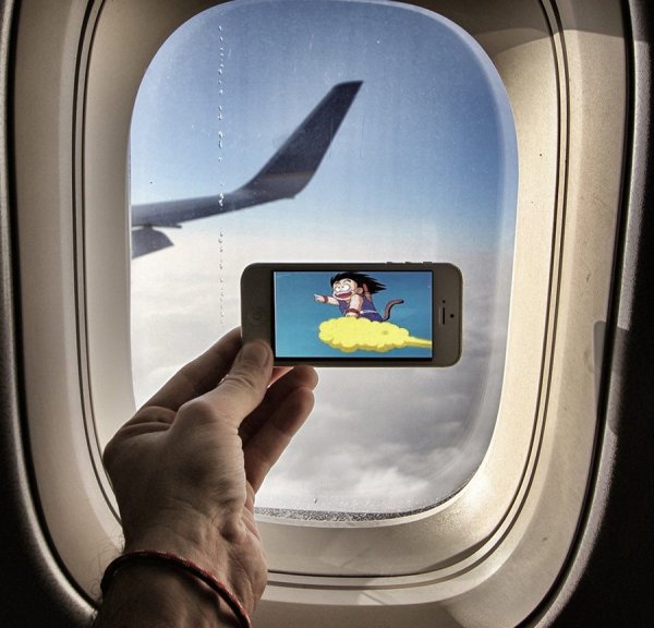 Фото с мобильника в реальной жизни от Francois Dourlen