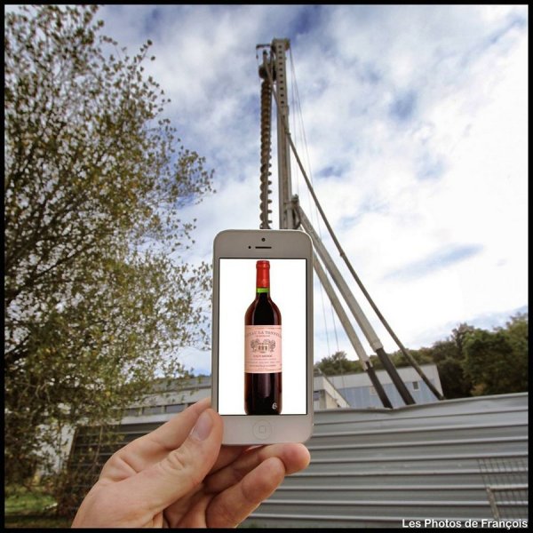 Фото с мобильника в реальной жизни от Francois Dourlen