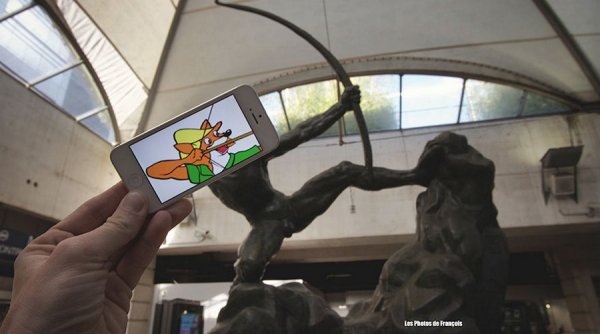 Фото с мобильника в реальной жизни от Francois Dourlen