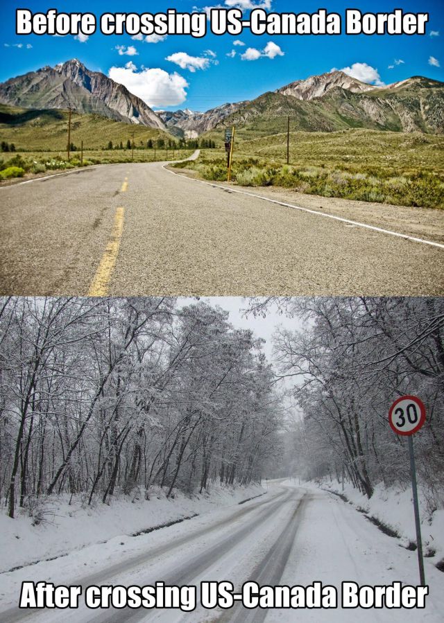 Тем временем в Канаде ...