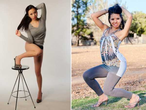 Девушки позируют в странных позах