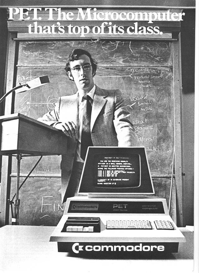 Commodore PET 2001 — домашний компьютер из прошлого