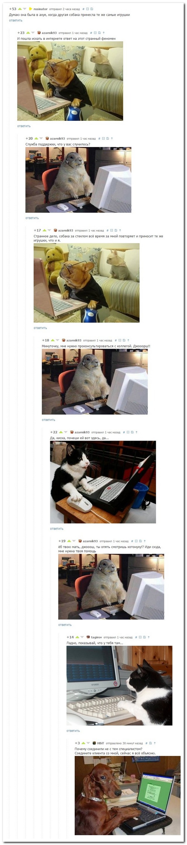 Смешные комментарии из социальных сетей