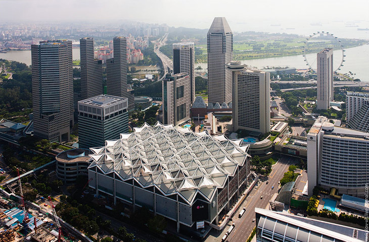 Сингапур с высоты