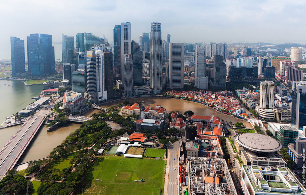 Сингапур с высоты