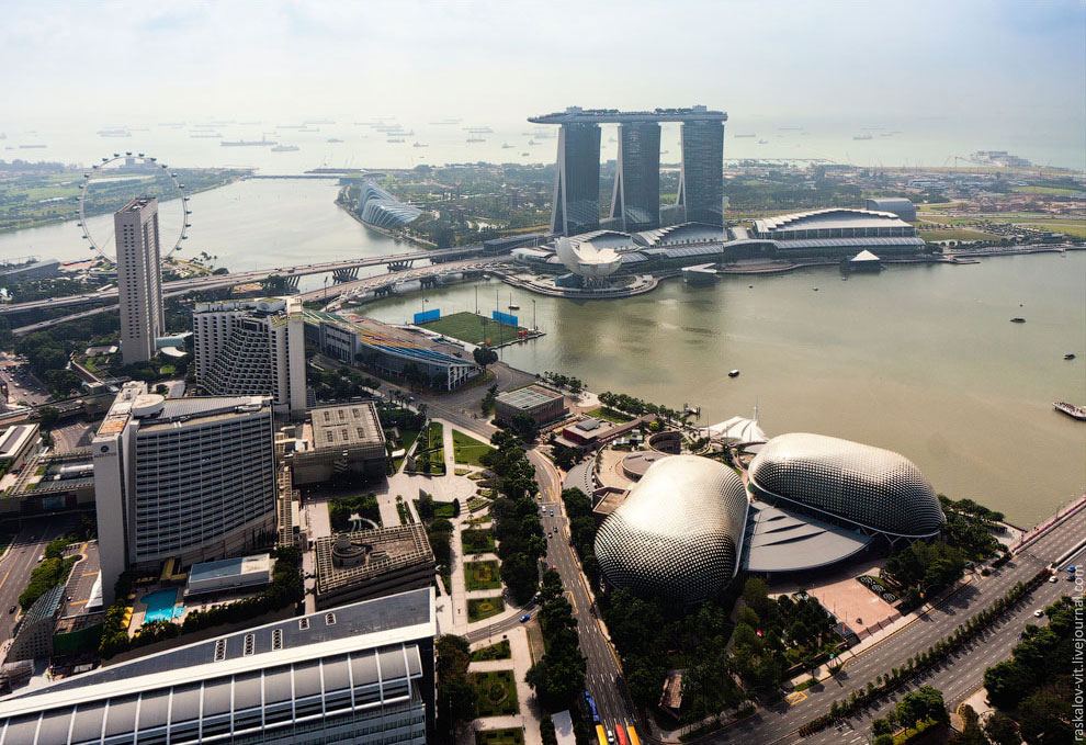 Сингапур с высоты