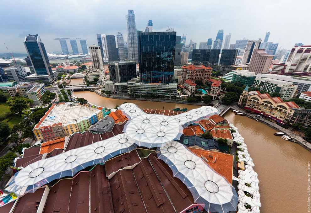 Сингапур с высоты