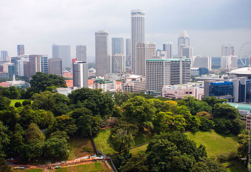 Сингапур с высоты