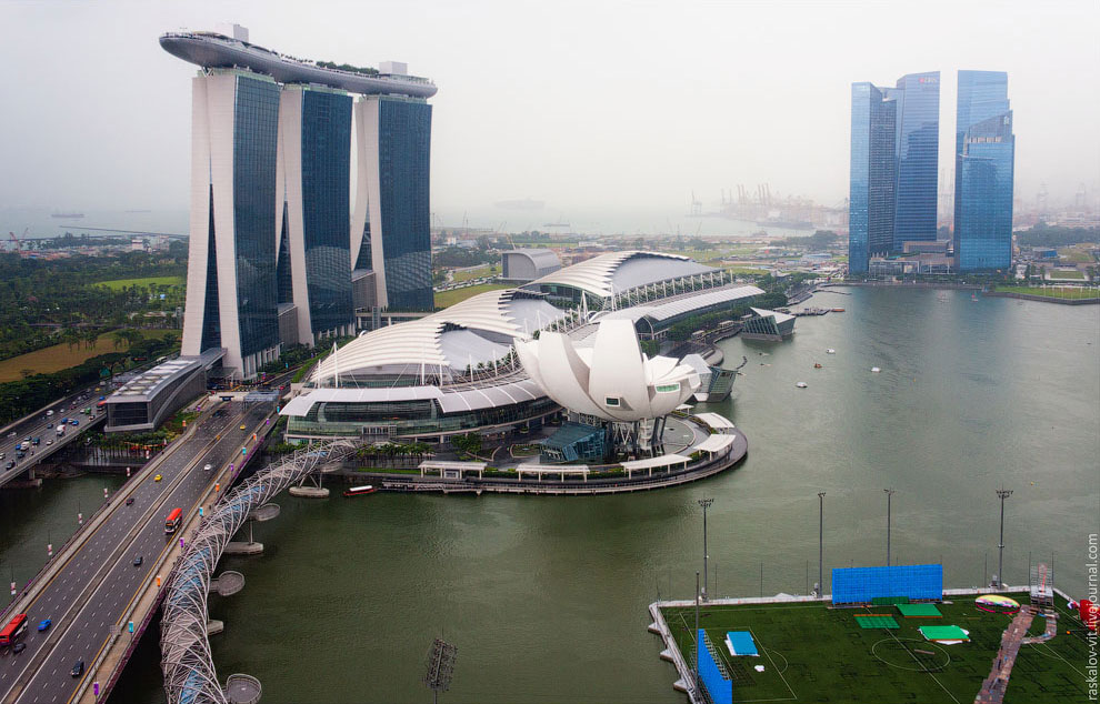 Сингапур с высоты