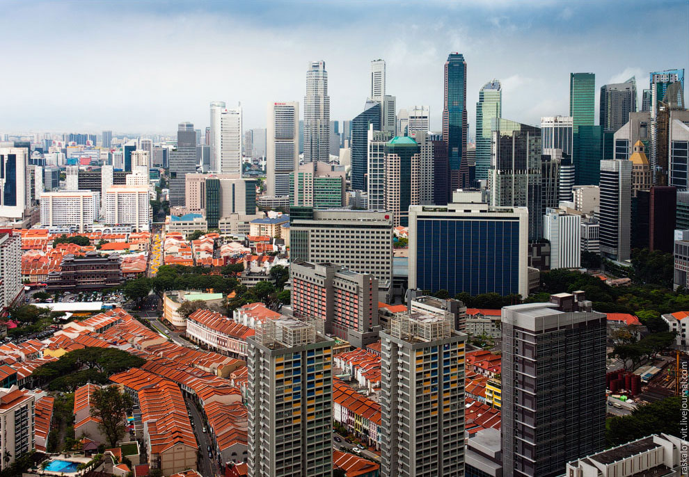Сингапур с высоты
