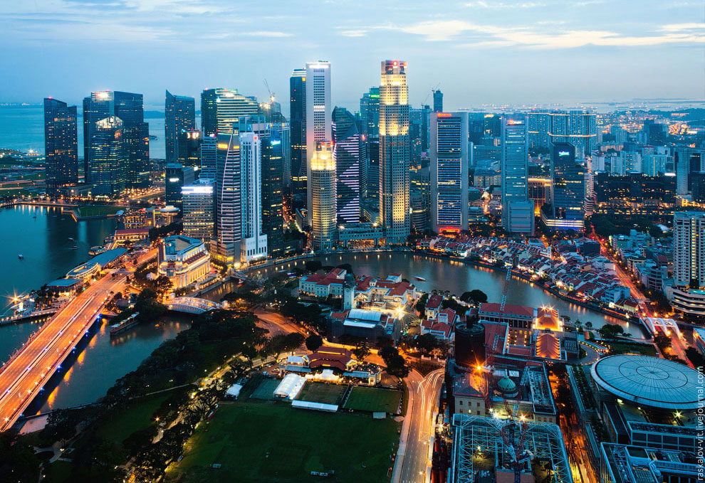 Сингапур с высоты