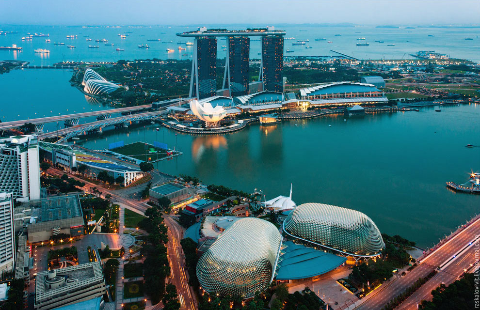 Сингапур с высоты