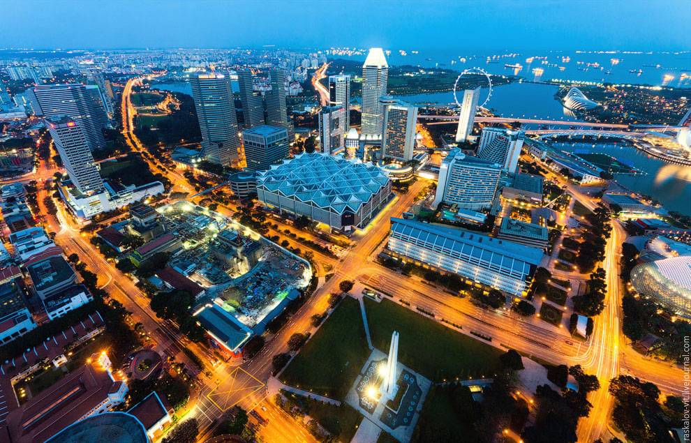 Сингапур с высоты