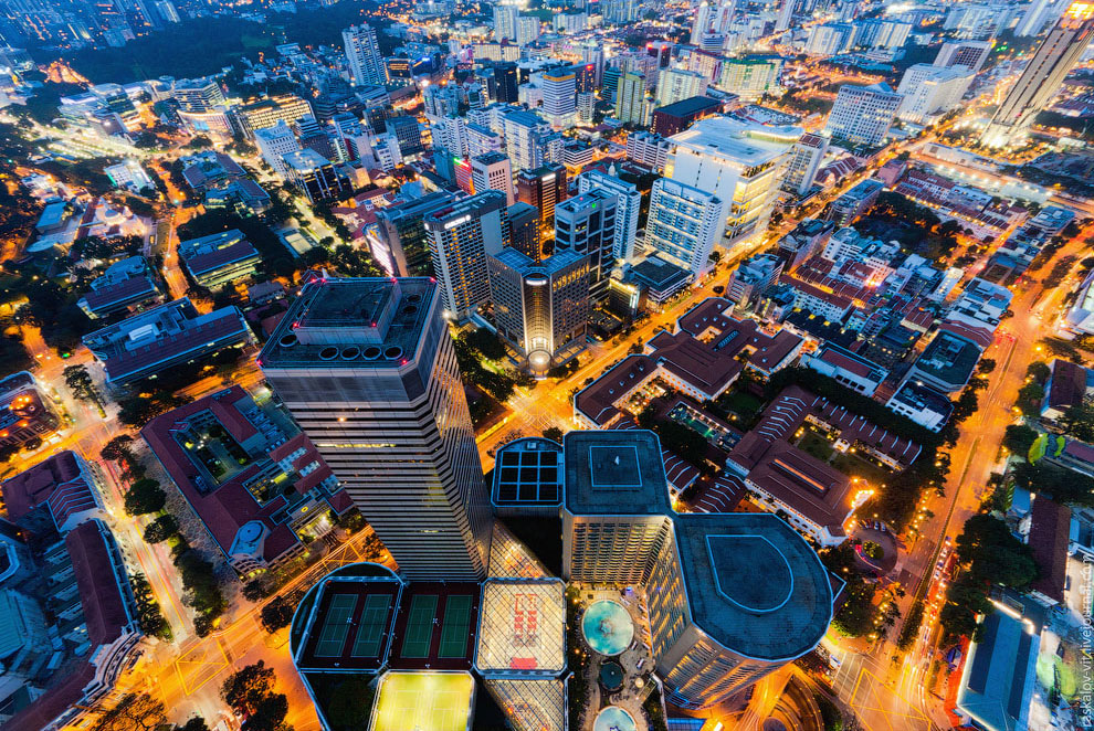 Сингапур с высоты