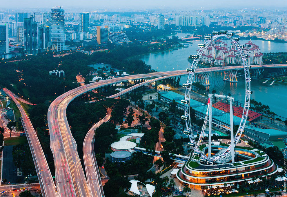 Сингапур с высоты