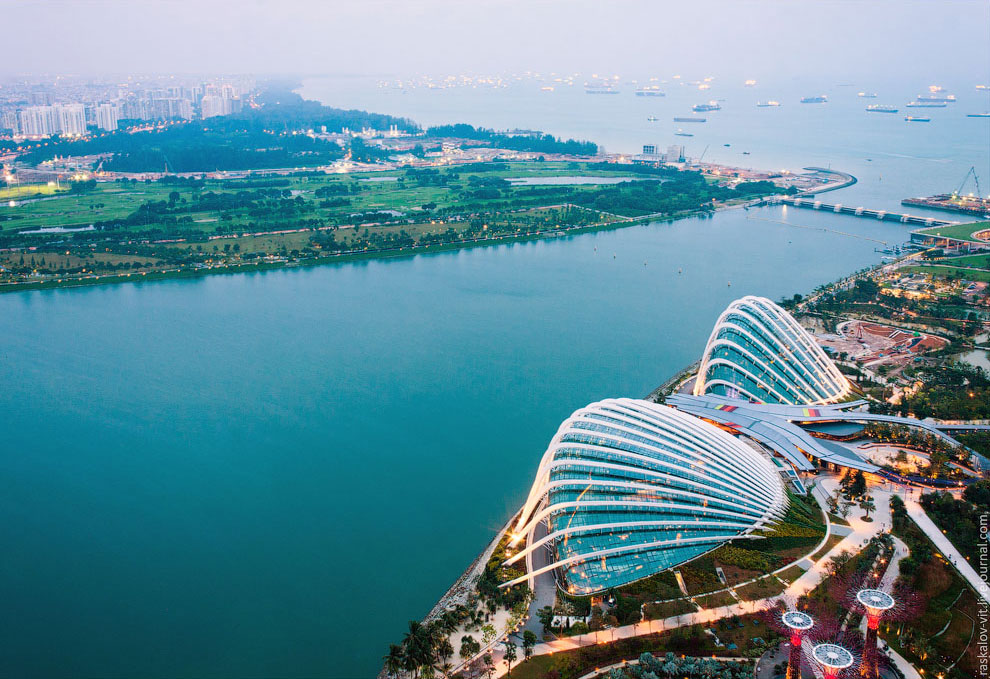 Сингапур с высоты