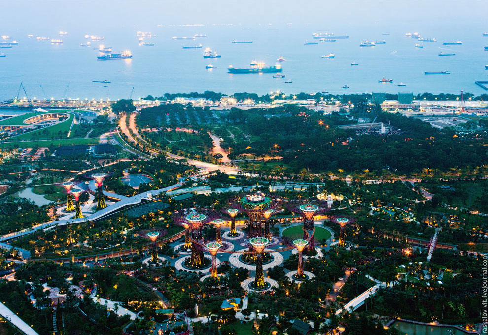 Сингапур с высоты