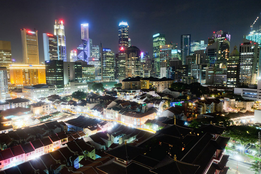 Сингапур с высоты