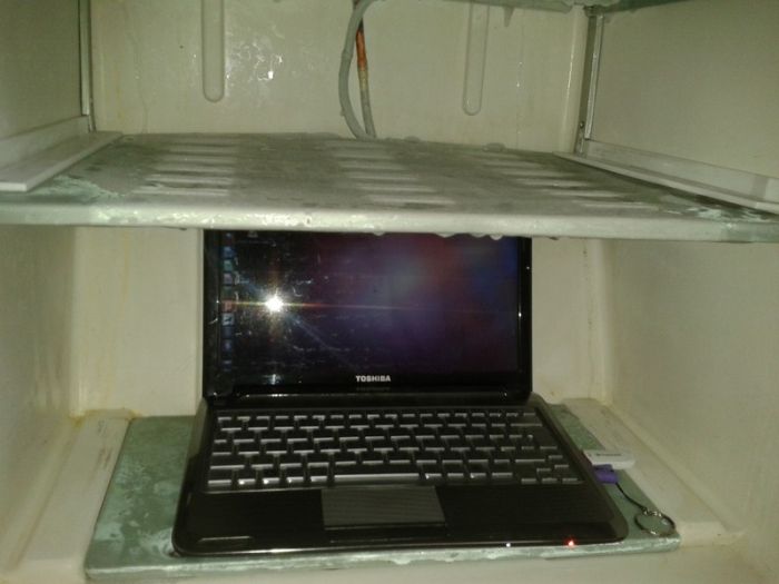 Находчивые пользователи спасают компьютер от перегрева