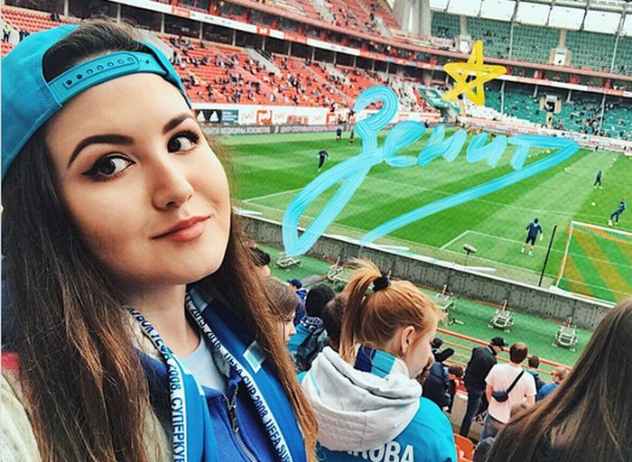 Очаровательные фанатки российского футбола