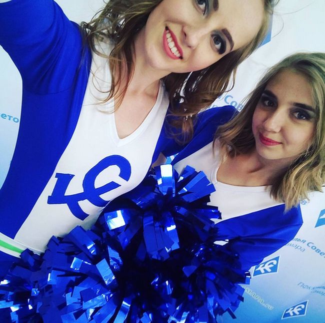 Очаровательные фанатки российского футбола