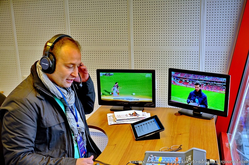 Как организована съемка футбольного матча Как организована съемка футбольного матча