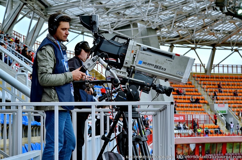 Как организована съемка футбольного матча Как организована съемка футбольного матча