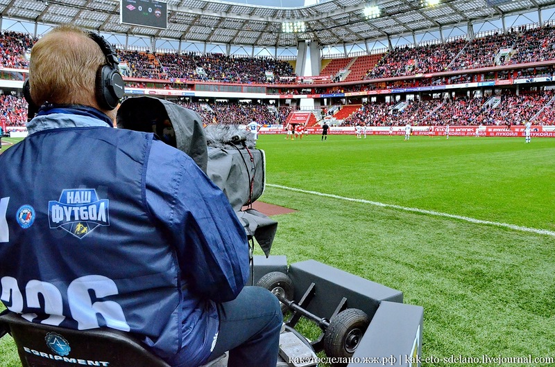 Как организована съемка футбольного матча Как организована съемка футбольного матча