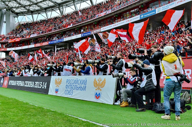 Как организована съемка футбольного матча Как организована съемка футбольного матча