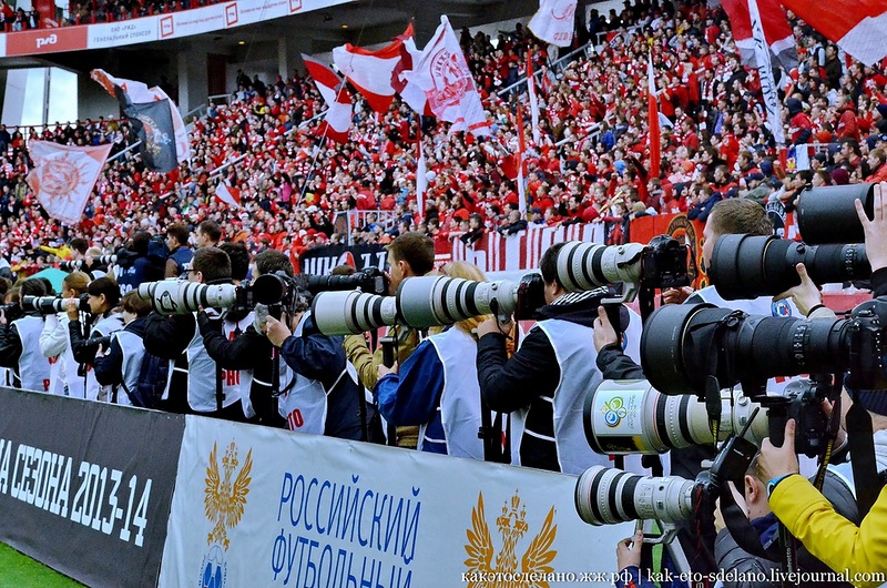 Как организована съемка футбольного матча Как организована съемка футбольного матча