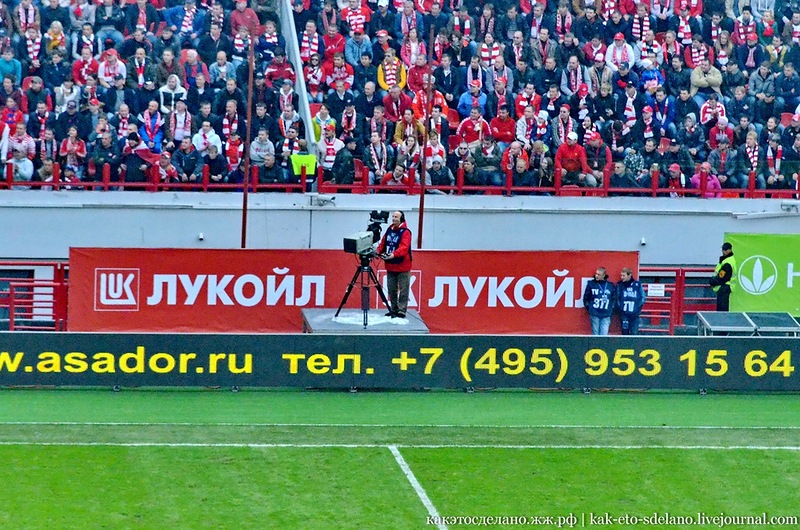 Как организована съемка футбольного матча Как организована съемка футбольного матча
