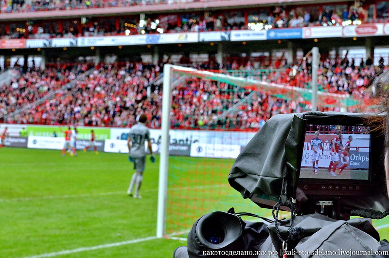 Как организована съемка футбольного матча Как организована съемка футбольного матча