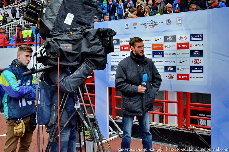 Как организована съемка футбольного матча Как организована съемка футбольного матча